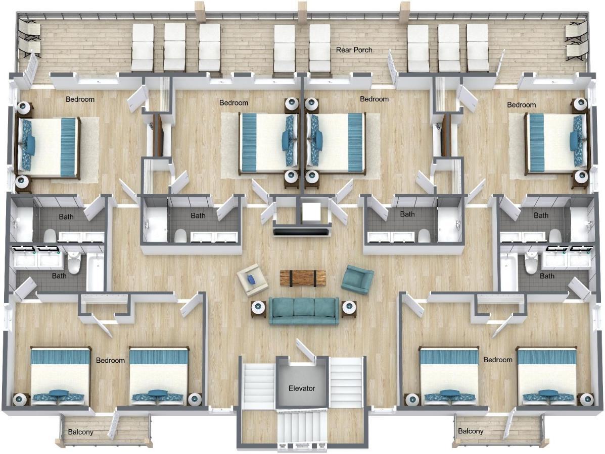 The Pearl Gulf Front W-Prvt Heated Pool, 12 Bdrm -12,5Bath Alvacationrentals Gulf Shores Extérieur photo